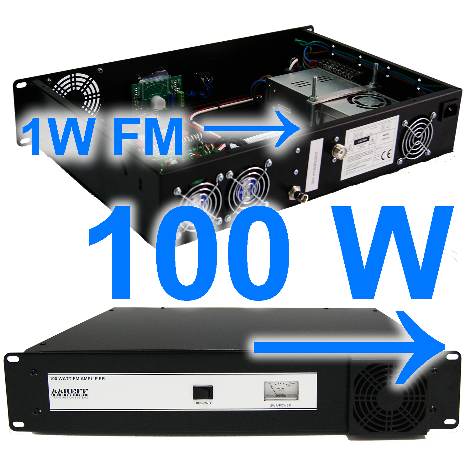 kruipen Ham natuurkundige Durable 100W FM Broadcast Amplifier For 24/7 Service