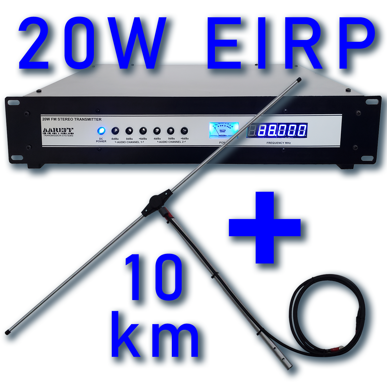 20W EIRP Complete FM Broadcasting Package